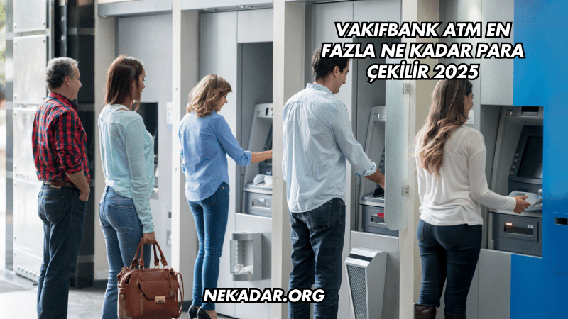 VakıfBank ATM En Fazla Ne Kadar Para Çekilir 2025