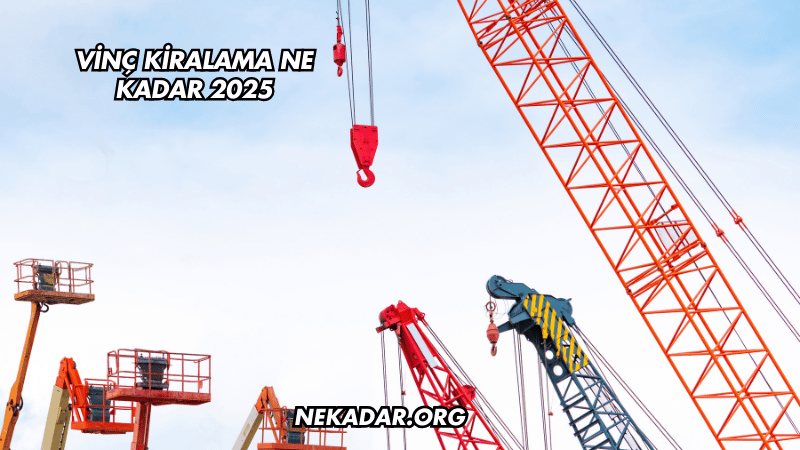 Vinç Kiralama Ne Kadar 2025