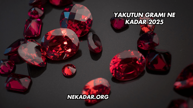 Yakutun Gramı Ne Kadar 2025