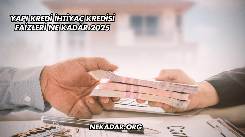 Yapı Kredi İhtiyaç Kredisi Faizleri Ne Kadar 2025