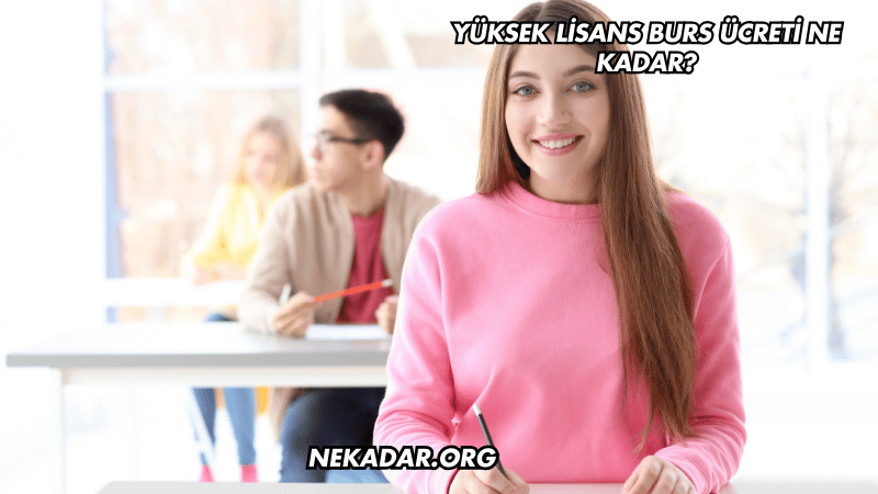 Yüksek Lisans Burs Ücreti Ne Kadar?